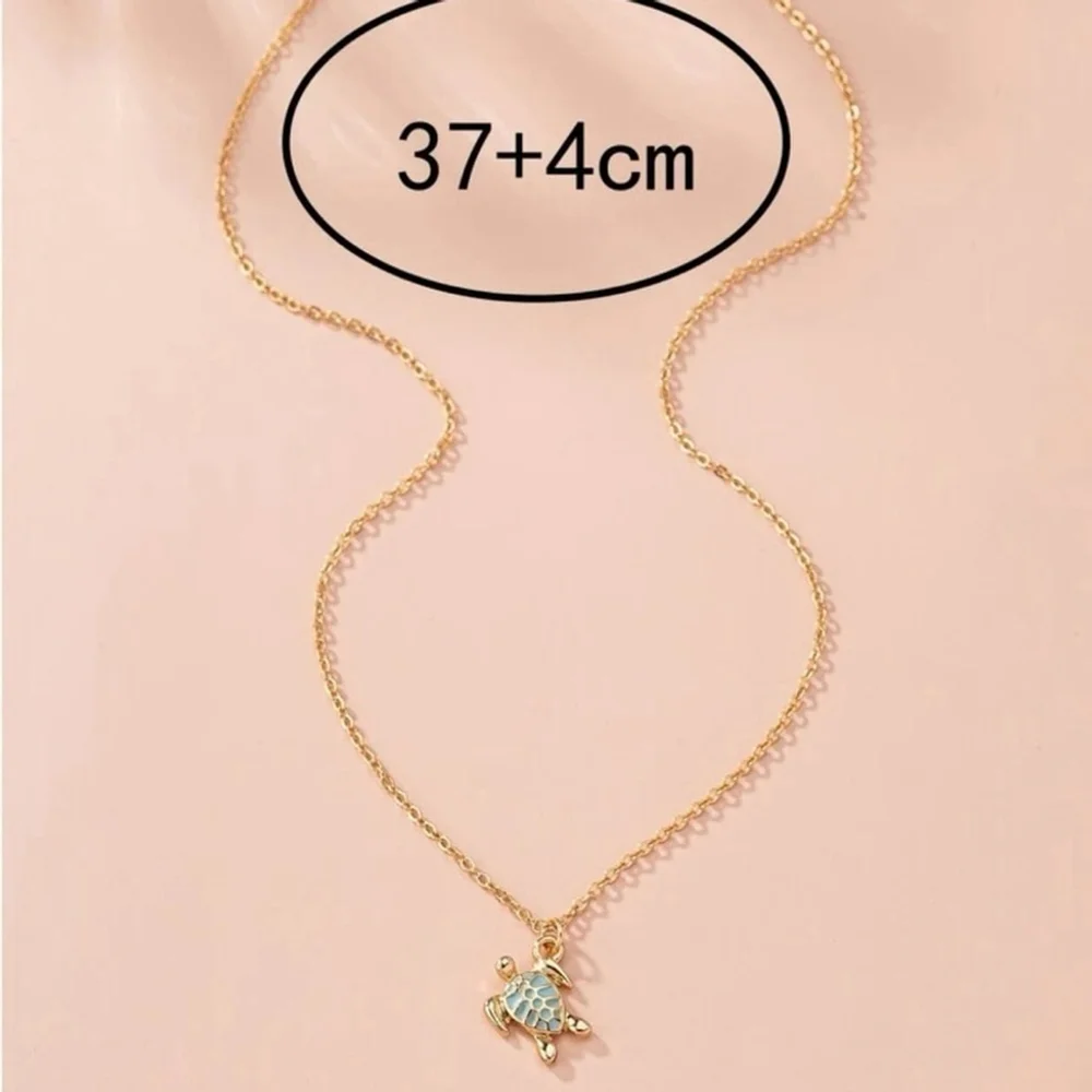 ⚠️Clearance Turtle Pendant Yellow Gold Necklace SS - Picture 4 of 4